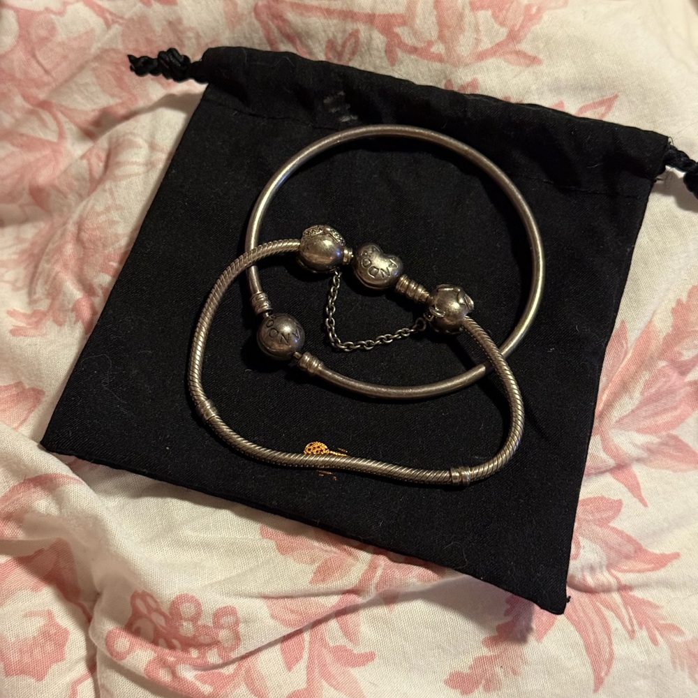 Pandora Silver Bracelet Duo